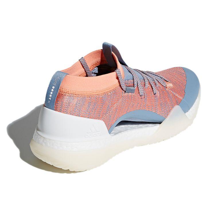 adidas Pureboost X Trainer 3.0 Комплексные Нескользящие Износостойкие Дышащие Кроссовки для Тренировок с Низким Верхом Женские Кроссовки Розовые Голубые Белые CG3526