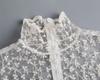 Perfect Match Vintage Lace Floral Shirt Blouse Detachable Collar Female Removable Sweater Half Shirt Clothing Accessories Solid Neck Collar