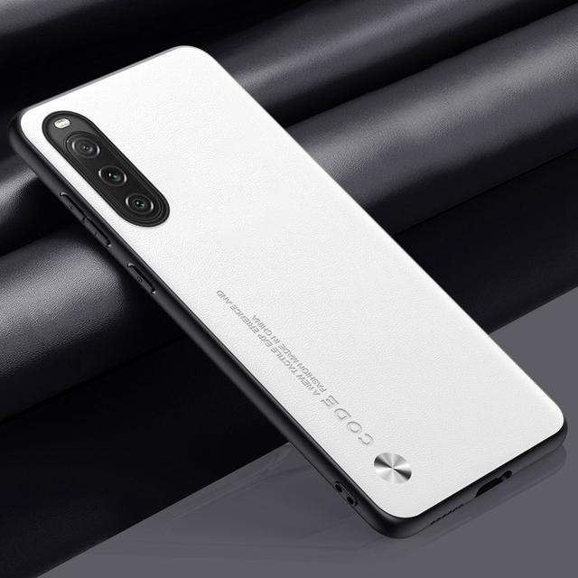 Роскошный простой чехол из искусственной кожи для Sony Xperia 1 10 В 10 В, матовый силиконовый чехол с мягкими краями, противоударный защитный чехол для телефона для Sony Xperia 1 В 1 В