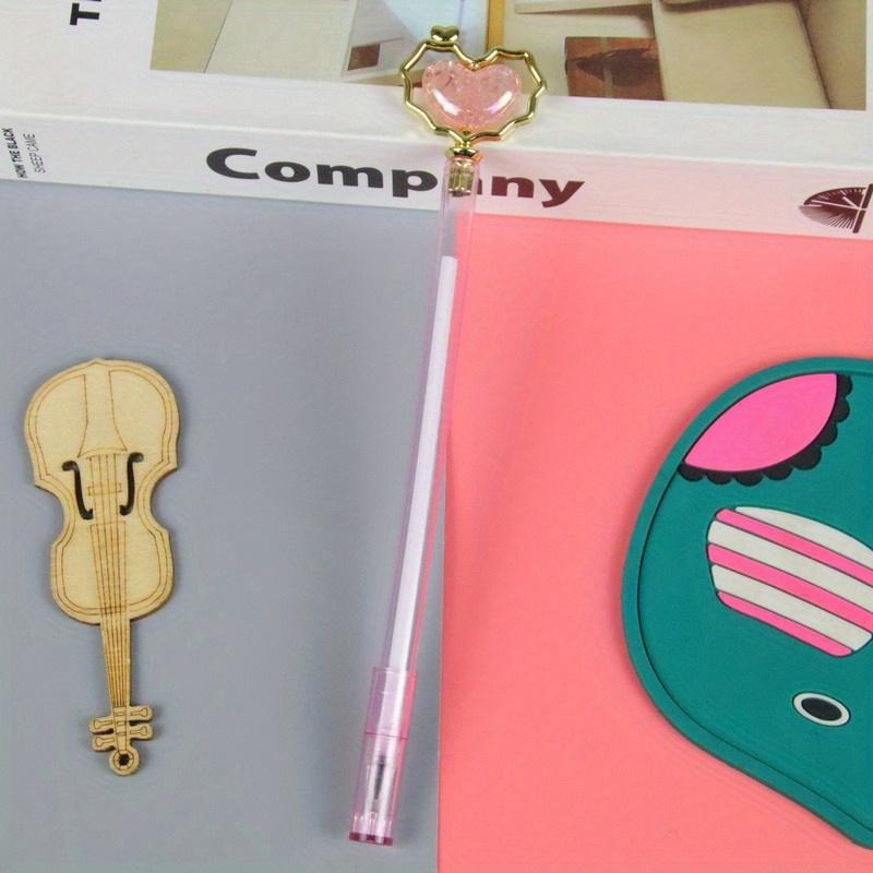 Возвращение в школу, 10 шт. 0,5 мм, креативная гелевая ручка с имитацией кристалла и любовью, высококачественная ручка для девочек, симпатичная канцелярская офисная ручка для подписи