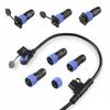 M25 2+4 Battery Connector Electric Lithium Battery Charging Port Adapter Bike Sharing Male With 50cm Line Energy Storage Cable