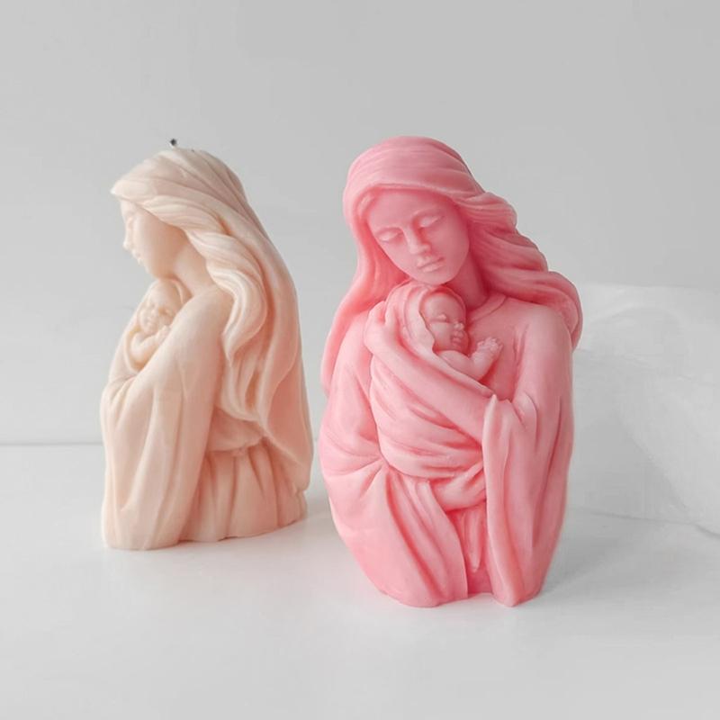 3D силиконовая форма для детского орнамента для настольного декора ручной работы, гипсовая эпоксидная смола, форма для свечей для украшения дома