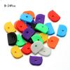 Multicolor Organizer Tags Label Topper Key Holder Key Identifier Key Cap Covers Keyring Rings