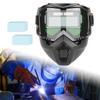 Welding Helmet Soldering Protector Detachable Dimming Breathable Welder Hood