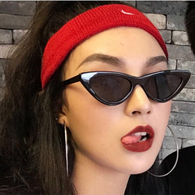 Новые ретро-солнцезащитные очки «кошачий глаз» Очки с треугольной оправой Женские Сексуальные Фирменные Дизайнерские Женские Очки EMA