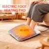Быстро нагревающаяся электрическая грелка для ног Сверхмягкая фланелевая греющая подушка для холодных ног Идеально подходит для дома и офиса зимой