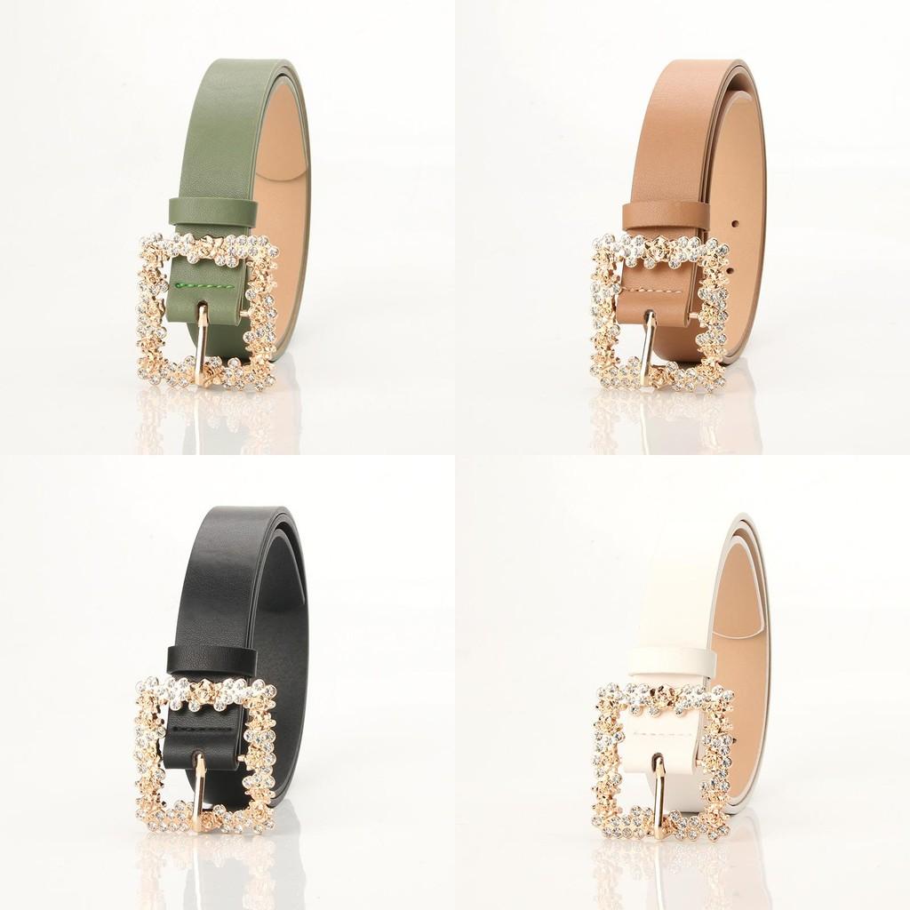 Классический ремень с пряжкой из сплава для женщин, из искусственной кожи, для делового и повседневного ношения