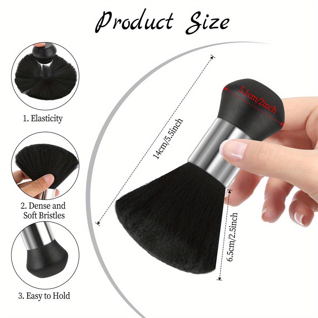 Профессиональная парикмахерская накидка черного цвета салонного качества со щеткой для шеи, водонепроницаемая, антистатическая, прочная, мужские парикмахерские аксессуары