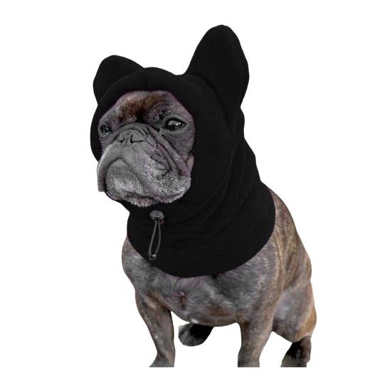 Зимняя шапка для собак из флиса, теплый головной убор для собак, чехол для ушей, регулируемый капюшон для собак