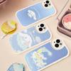 Мультяшный Милый Чехол-Книжка C-Cinnamorolls Для IPhone 16 15 14 13 12 11 Pro Max Plus Кожаный Чехол