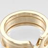 CARTIER 2C Ring K18 yellow gold #4.1(US Size) 7.13g Women Used