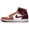 Air 1 Mid Dusty Peach Женские кроссовки Оранжевый Night-Maroon Sail BQ6472-200