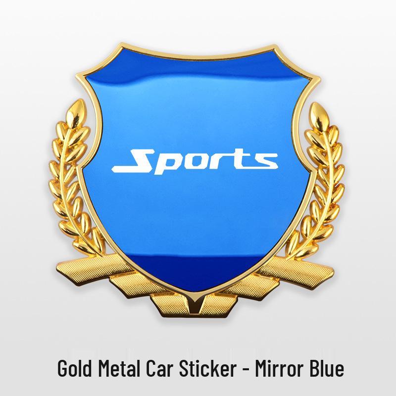 Metal Wheat Ear Side Emblem Sticker for ix35, Mingtu, Shengda, Elantra, Fiesta, Yue Dong, and Yue Na Cars