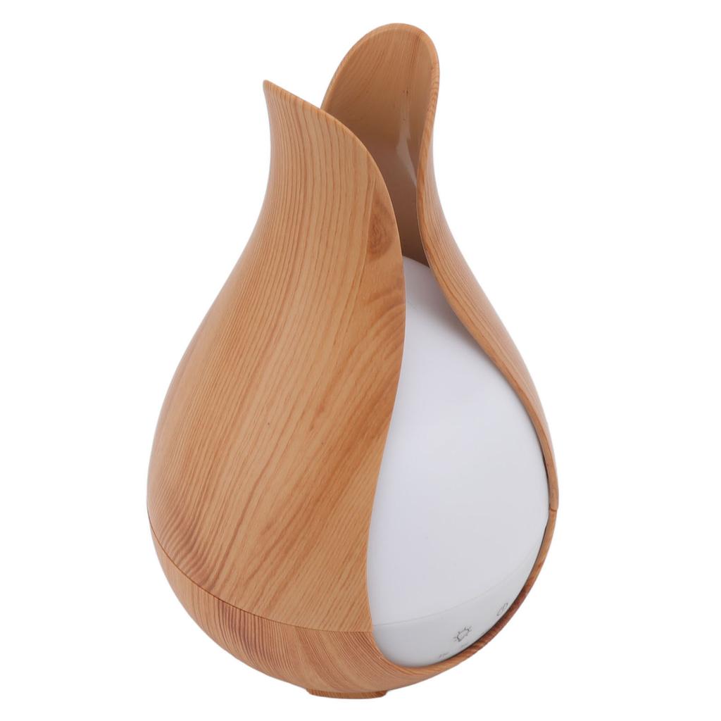200ml Wood Grain Air Humidifier Colorful LED Night Light Aromatherapy Diffuser Humidifier with