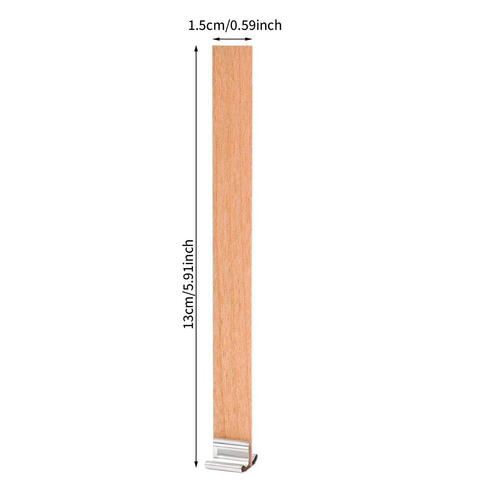 Деревянный фитиль для свечей своими руками, набор для изготовления парафиновых банок для свечей, бездымный фитиль для сжигания пчелиного воска, принадлежности для изготовления сердечников свечей