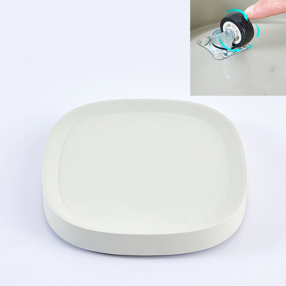 Heavy Duty Flower Pot Mobile Tray Square Rolling Plant Tray Universal Wheel Mobile Base Indoor