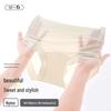 Ultra-Thin Ice Silk Plus Size High Waist Antibacterial Triangle Panties for Women