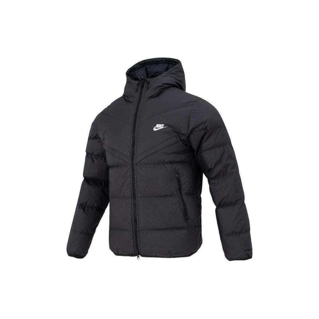 Nike Куртка с капюшоном Storm-FIT Windrunner Черная Мужская Куртки FB8178-010