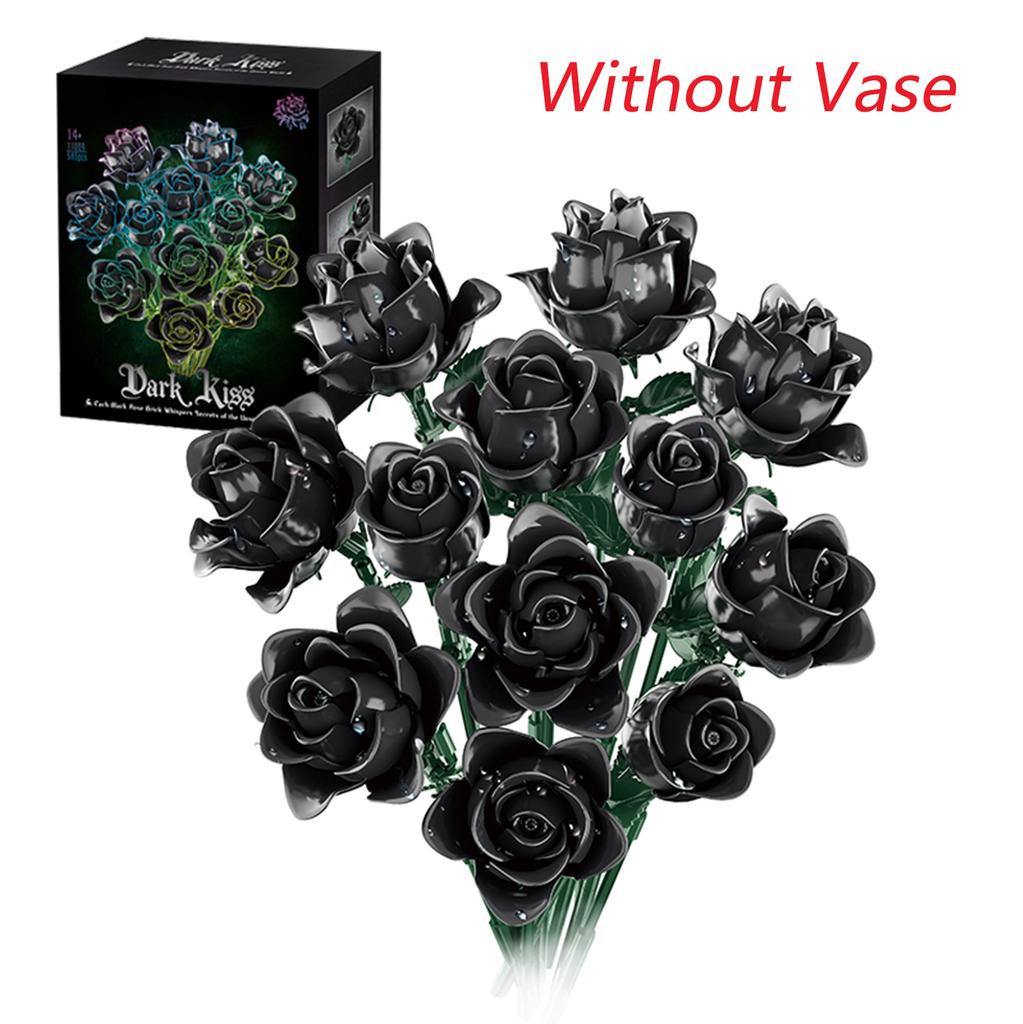 Non-Toxic 1009Pcs Sunflower Building Blocks Flower Bouquet Vase Model Bricks Set Idea Home Decoration Kids Educational Toys Holiday Gifts