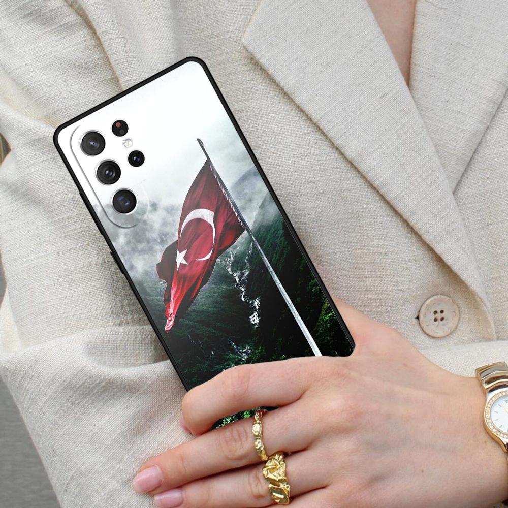 Турция Турция Ататюрк Флаг МЯГКИЙ Чехол для Мобильного Телефона для Samsung Galaxy S26 Ultra S25 S24 S23 S22 S21 S20 Note10 Чехол