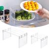 Space Saving Fridge Layered Separator Shelf Transparent Storage Rack Removable   Kitchen Seasoning