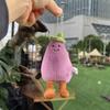 Cartoon Simulation Fun Vegetable Series Cake Hockey Doll Plush Toy Doll Keychain Pendant Gift
