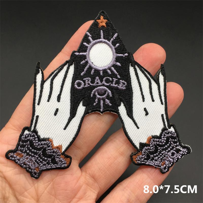 Iron On Sticker Embroidered Patches For Clothing Anime Clorhing Stickers Punk Sewing Iron-On Transfers For Clothing