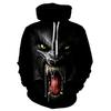Animal Wolf 3D Printed Hooded Sweatshirts Men Women Fashion Casual Oversized Pullover Hip Hop Harajuku Streetwear Hoodies