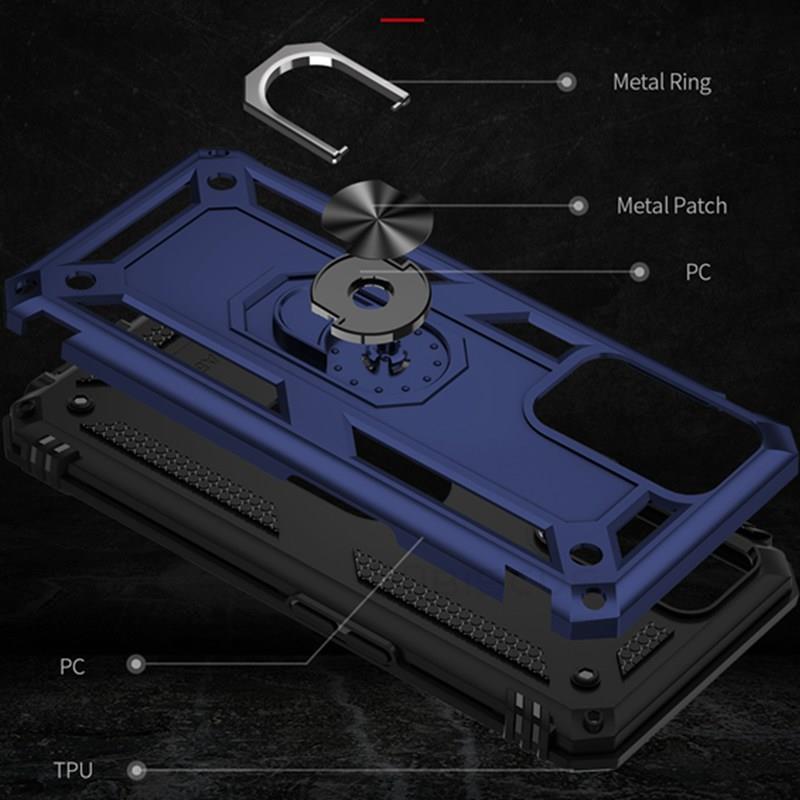 Case For OPPO A54S A16 A74 A94 5G A15 A53 A3S A5S A9 2020 Reno 5 Lite 4 6 Luxury Armor Shockproof Case Silicone PC Cover
