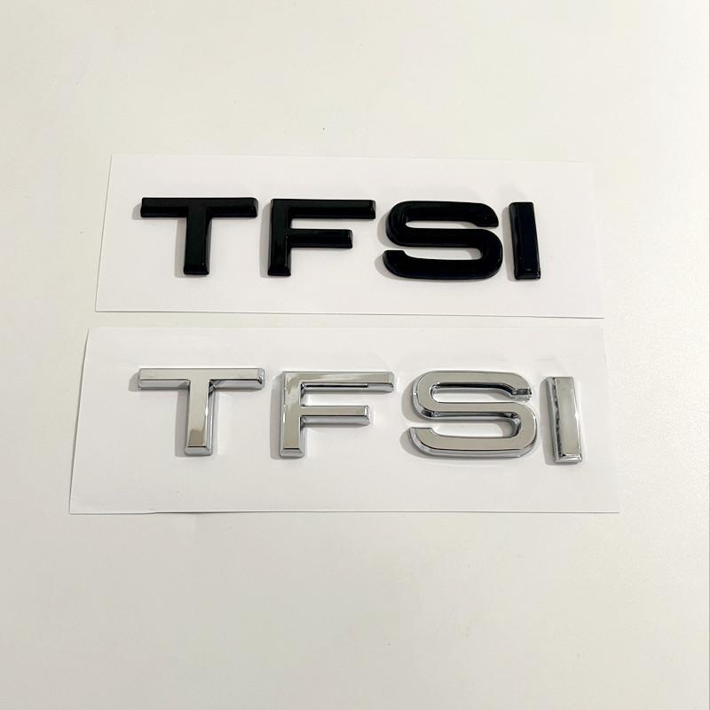 3D ABS Черный Логотип TFSI Буквы Значок на Багажник Автомобиля Для A3 A4 A5 A6 A7 A8 Q2 Q3 Q5 Q7 Q8 Наклейка TFSI Аксессуары
