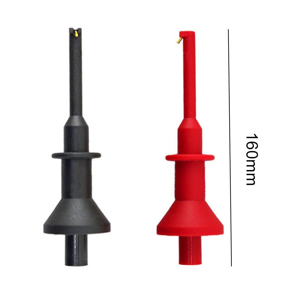 20-2pcs Probe Hook 4mm Banana Jack Telescopic Multimeter Probe Hook High Current Multimeter Test Probe Hook High VoltageTools