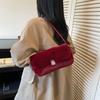 Versatile Hand Carrying Baguette Bag Women's Autumn New High-end Texture Simple Casual Shoulder Armpit Bag