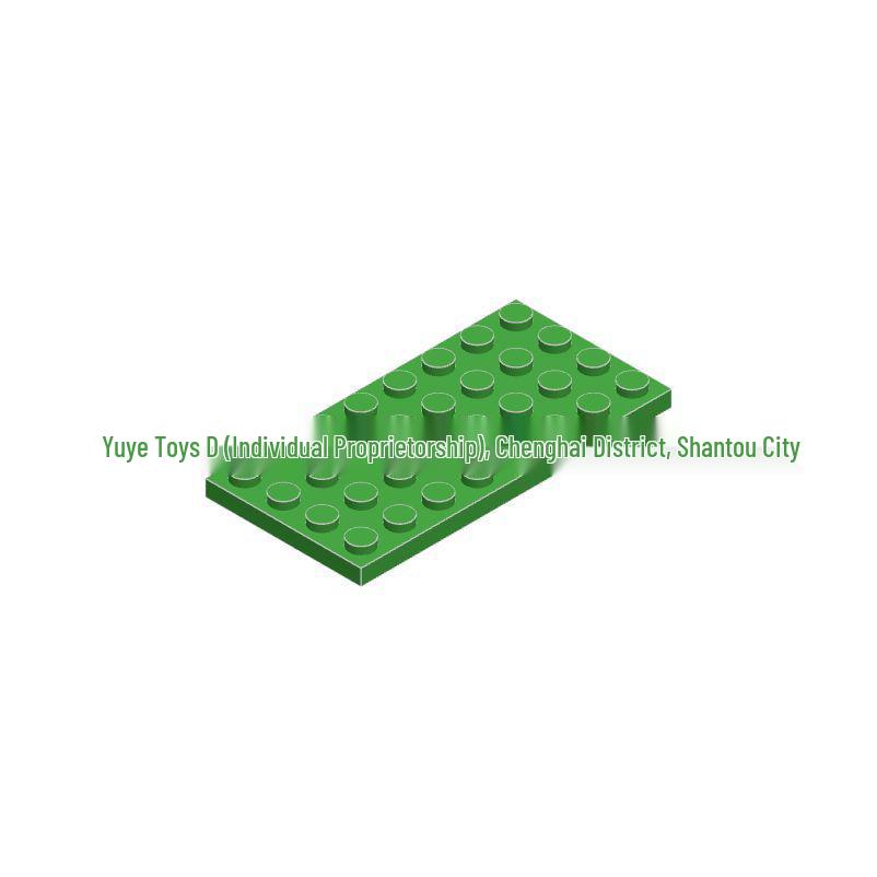 Universal Base Plate 4x8 MOC Accessory, Compatible with Building Block Parts