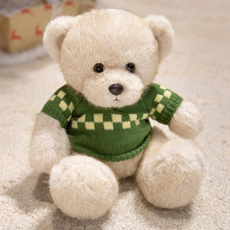Cute Bears Stuffed Plush Toys Soft Animal Dolls For Kids Birthday Valentine'S Day Gifts Home Decor Party Bear Plushies