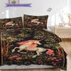 Medieval fairy tale aesthetics unicorn bedding, duvet cover, pillowcase, home decoration, birthday gift (1 * duvet cover+2 * pillowcase, coreless)