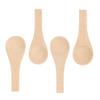 Wooden Tiny Wooden Spoons 2.16 in Handmade Bamboo Tiny Spoons Salt Spoons  For Ice Cream