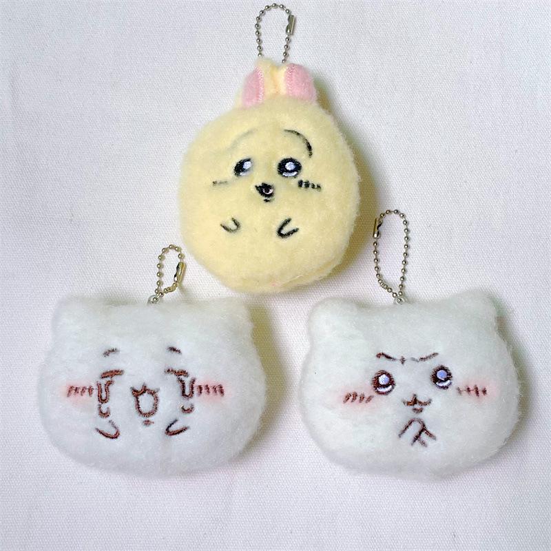 Мультяшный креативный кулон Chiikawa Kawaii Cute Anime Plush Doll Keychain Backpack Decoration Accessories Детские подарки