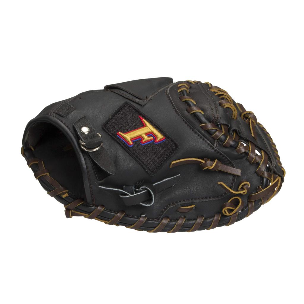 Falcon Youth Soft Baseball Mitt LH Black M Catcher's (Right-Handed Throw) CM-4041