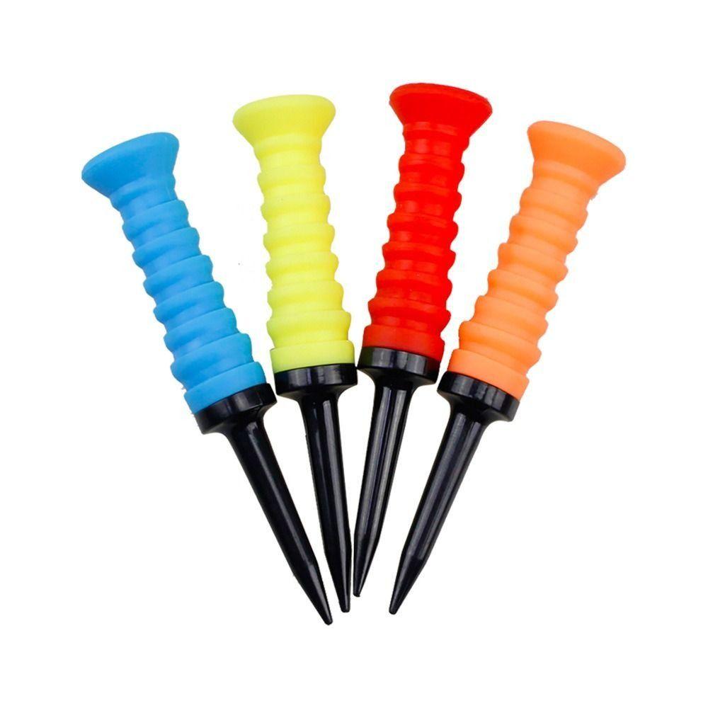Tees Golf Training Aid Colored Golf Cross Nails Golf Tees Rubber Golf Tees Stability Tee Holder