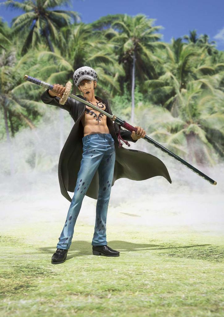 TAMASHII NATIONS Figuarts ZERO ONE PIECE Trafalgar Law 150 мм окрашенная готовая фигурка -Dressrosa Edition- Приблизительно. ПВХ и АБС