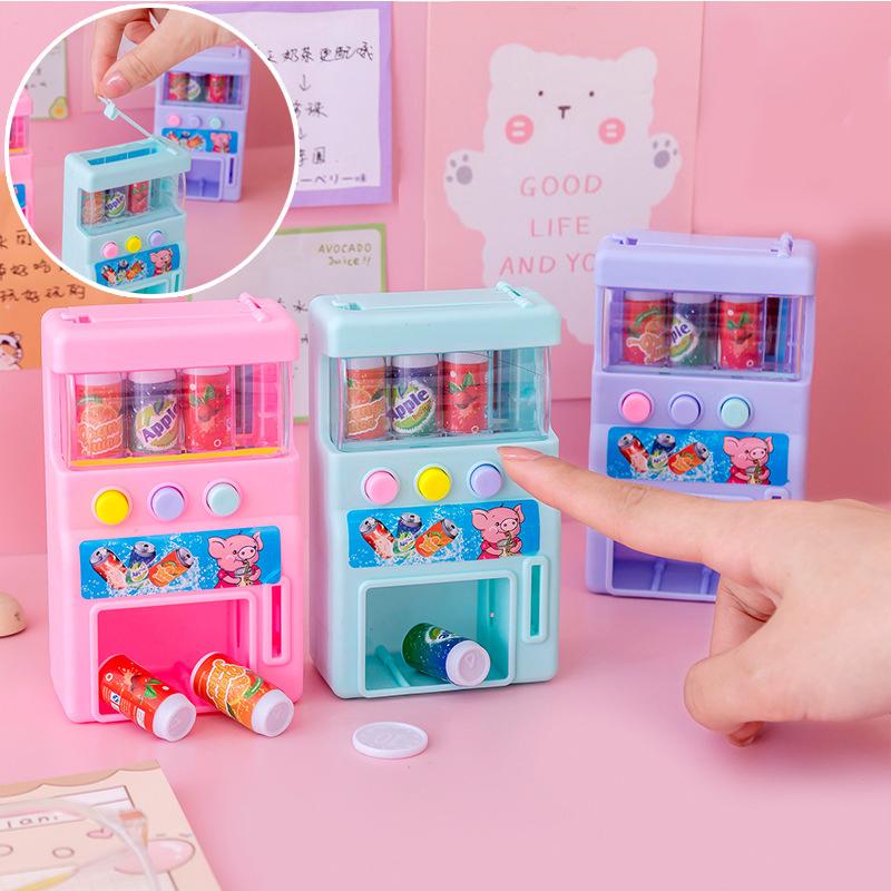 Детский автомат по продаже напитков с монетами, ролевые игры, развивающие игрушки, детские игры, подарки на день рождения, детские игрушки