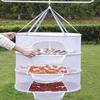 Herb Drying Rack Hanging Mesh Net for Plants Hanging Drying Fish Net Foldable Hanging Mesh Dryer for Buds Hydroponics Flowers Vegetables Clothes Doll