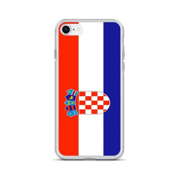 Чехол для iPhone - Drapeau Croatie - Souple - Полная защита - Разноцветный - Совместимый iPhone 6 S