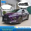 Карбоновый обвес для Lexus RX300 20-22: Передний сплиттер, Накладки на противотуманные фары, Задний диффузор, Расширители арок, Пороги
