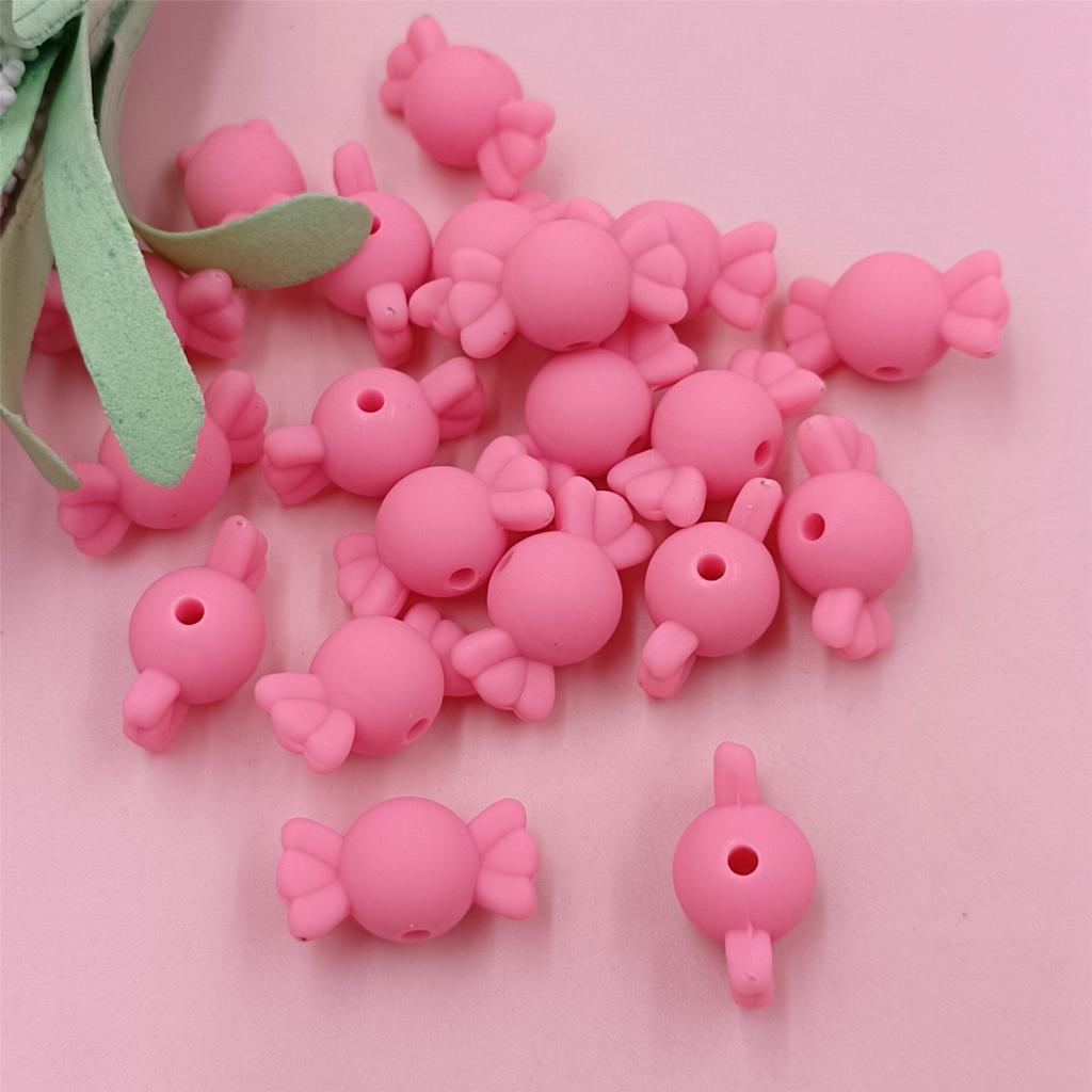 Новые браслеты для изготовления ювелирных изделий, конфетные бусины, 20 шт., свободные резиновые бусины, 21*11 мм, ожерелье, сделай сам