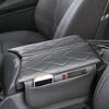 Декоративная накладка на крышку подлокотника центральной консоли для Mercedes Benz V-Class W447 V260 V300, кожаная, устойчивая к царапинам, подушка подлокотника