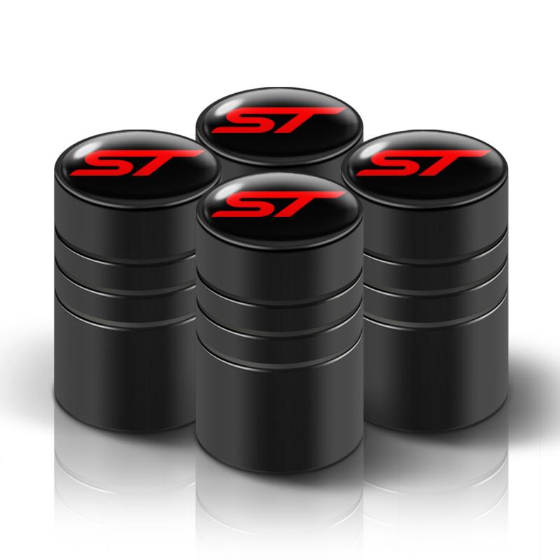 4 шт. автомобильный Стайлинг ST с эмблемой колеса, шинный клапан, колпачки для шин, чехол