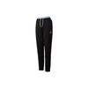 Solid Color Logo Print Drawstring Sports Pants Women Bottoms Black 537525-01
