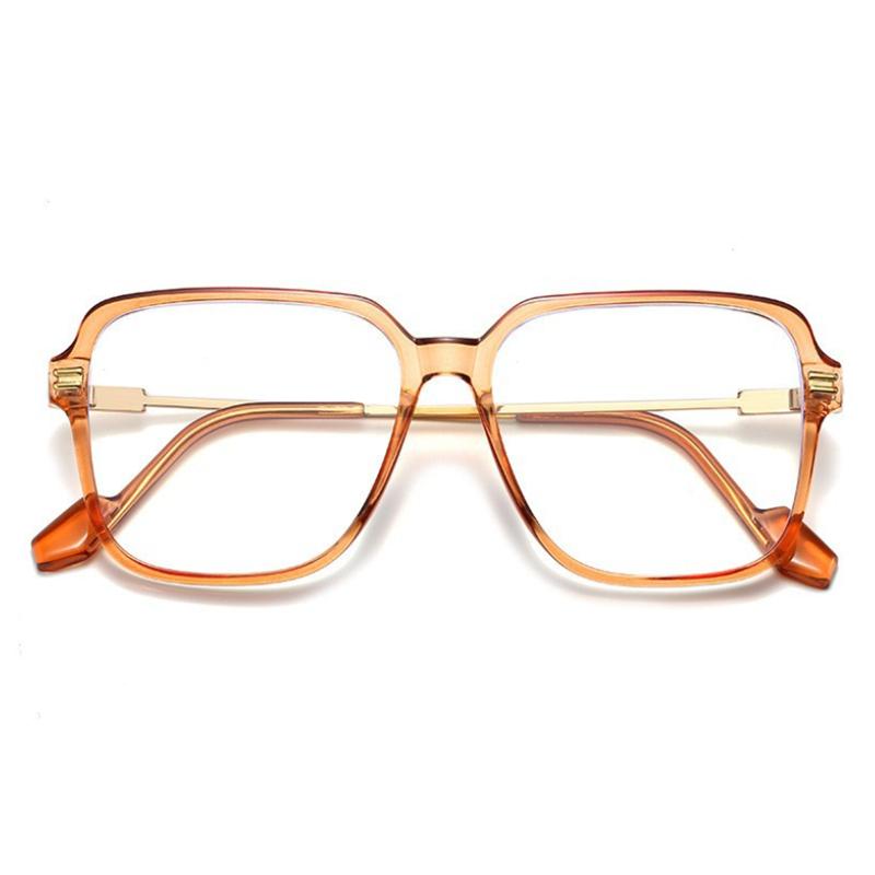 Big Frame Square Nearsighted Glasses For Women Fashion Student Photochromic Glasses With Diopters 0 -0.5 -0.75 To -6.0