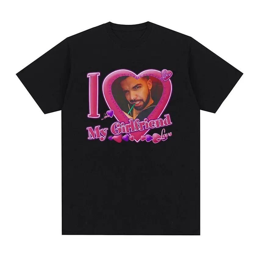 Rapper Drake Certified Lover Boy Album Print Graphic T Shirt Unisex Hip Hop Fashion T-shirt Men's 100% Cotton T-shirt 50903